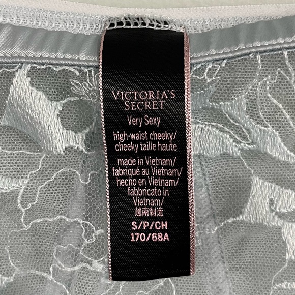 Victoria’s Secret size S/P sky blue high-waist cheeky panties - Picture 2 of 8